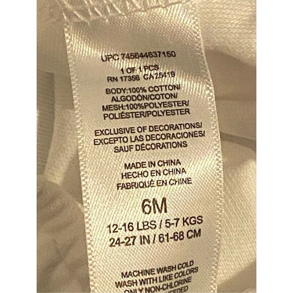 Little Me Baby Girls 6 Months Multi Tier Popover and Matching Headband - Picture 12 of 12